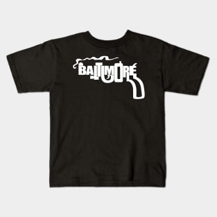 Baltimore Smoking Gun // Charm City Tribute Kids T-Shirt